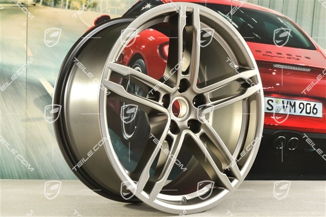 19" Felga, Turbo/Sport Design, 8,5J x 19 ET21, platinum satynowy półmat