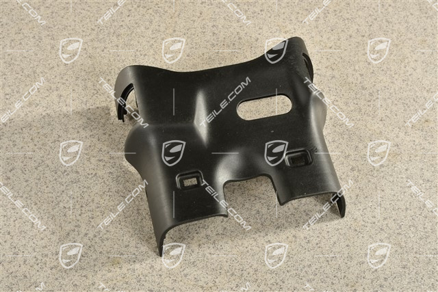 Steering column switch housing, lower part, lacquered, Black
