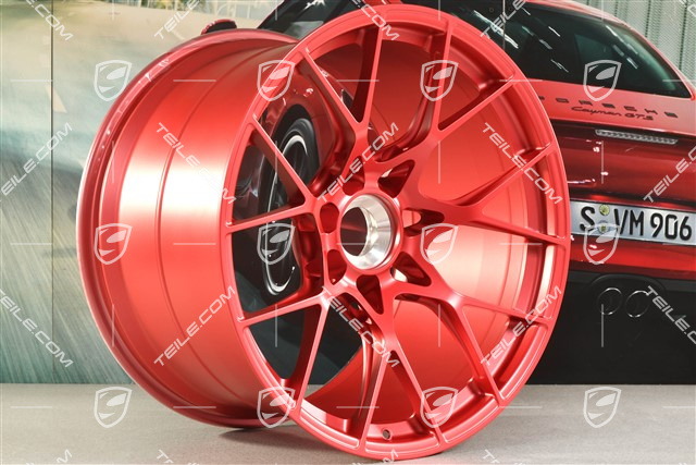 21" GT3RS Felge, 13J x 21 ET31, Pyro Red