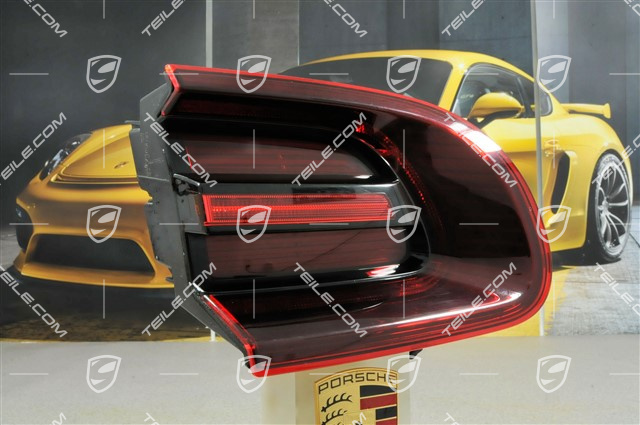 Rear light, inner, red-black (dark), L Rear light, inner, red-black (dark), L