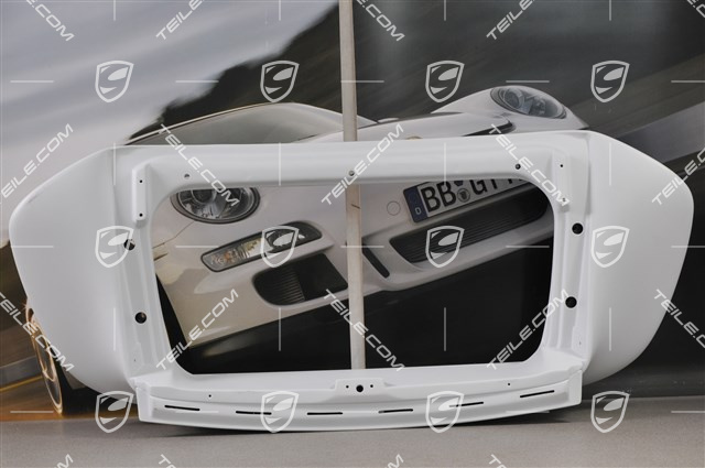 Turbo rear spoiler, incl. rear bonnet (engine lid), without grilles