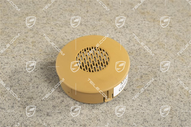 Dashboard side vent, cover / trim / rosette, Savannah Beige