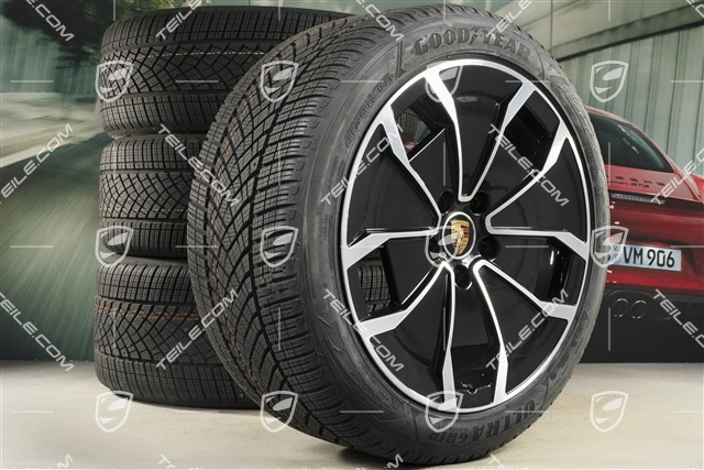 20-inch Turbo Aero Design, winter wheel set, rims 9J x 20 ET54 + 11J x 20 ET60 + NEW Goodyear winter tyres 245/45 R20 + 285/40 R20