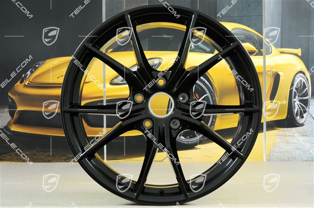 20" komplet felg Carrera S IV, Felgi 8,5 J x 20 ET49 + 11,5 J x 20 ET56, czarne