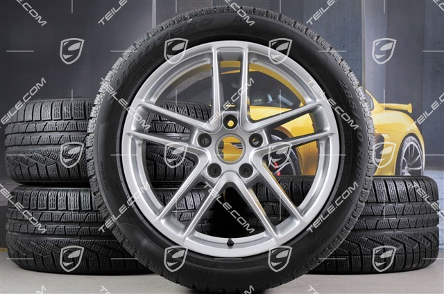 19" winter wheels set Turbo II, rims 9J x 19 ET60 + 10J x 19 ET61 + NEW Pirelli Sottozero winter tyres 255/45 R19 + 285/40 R19, with TPM