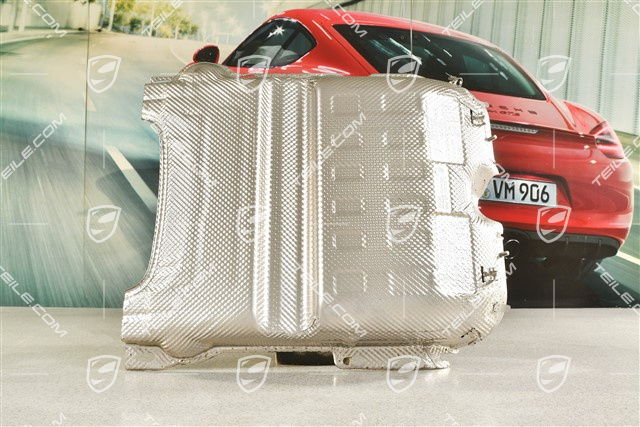 Heat protection / shield centre, rear