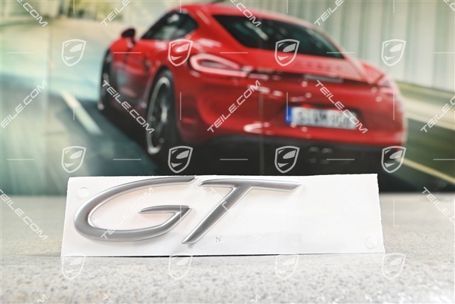 Napis / emblemat "GT"