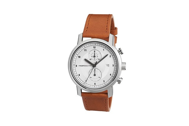 Classic Kollektion, Chronograph, Limited Edition, silber/cognac/grau
