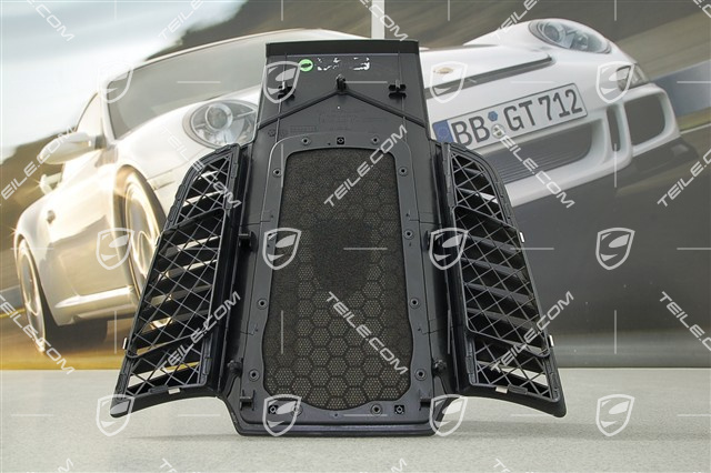 Cover dashboard trim, upper, black