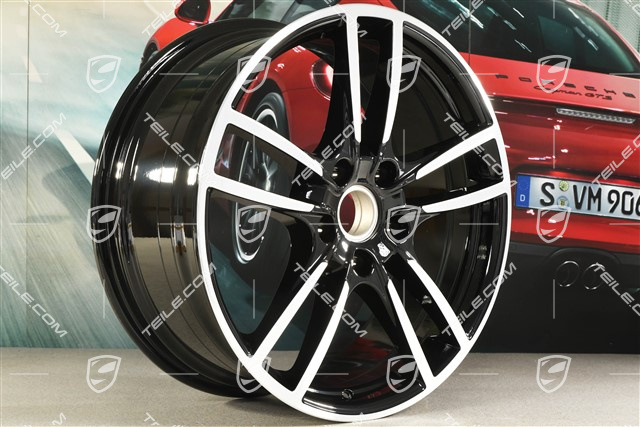 20" felga Cayenne Sport, 9J x 20 ET50, czarny wysoki połysk