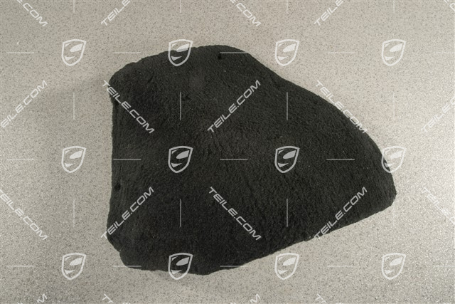 Teppich für Zusatzlüfter Lüftergebläse, Schwarz, R