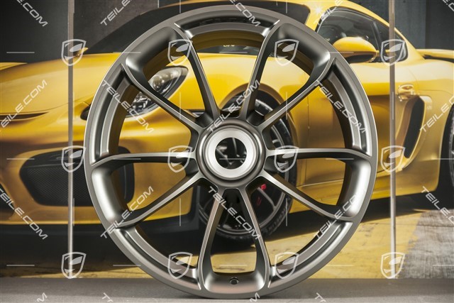 21-inch wheel GT3RS, with GT3RS logo, 12,5J x 21 ET48, Platinum satin-matt