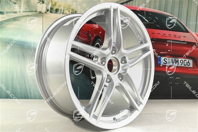 19" Felge Carrera VI, 8,5J x 19 ET50, Brilliant Silver