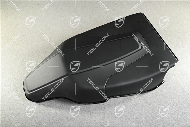 Front seat backrest shell, Rear seat entertainment, Black, L=R