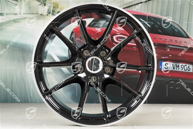 20" Carrera S III wheel, 11J x 20 ET52, black high gloss