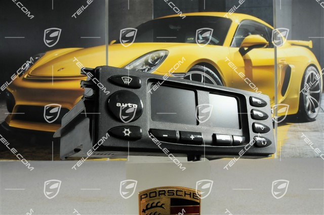 Sterownik klimatyzacji (panel obsługi), czarny połysk, Turbo/GT3/GT2
