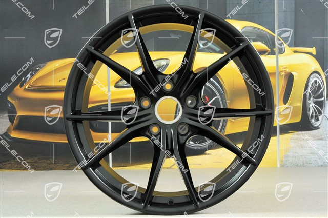 20" Felga Carrera S IV, 10J x 20 ET45, czarny satynowy półmat