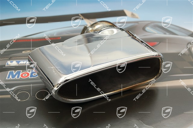 Tailpipe, chrome, Turbo, L Tailpipe, chrome, Turbo, L
