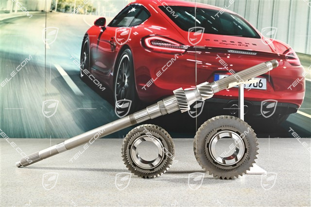 Radsatz / Getriebewelle + Zahnradsatz Erster und zweiter Gang, Turbo / GT2