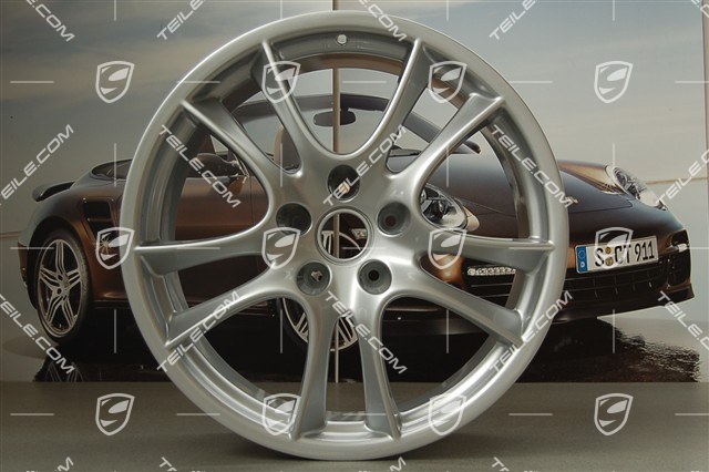 21" Felgensatz, Cayenne Sport / GTS, Felgen 10Jx21 ET50 + 10Jx21 ET50, silbern