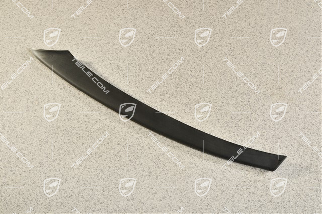 Front bumper disc / trim, upper, Satin Black, L