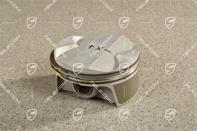 Engine Piston 1pcs. with set of piston rings and circlips, 3.4L, 524-530G