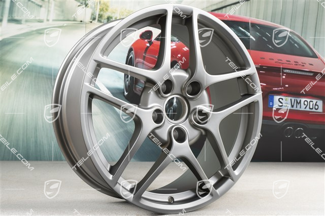 19" Felga Carrera S II, 8J x 19 ET57, Platinum półmat