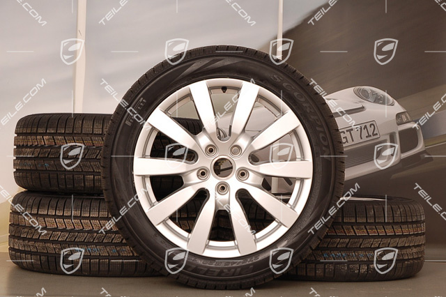 20-inch SportDesign II winter wheel set, wheels rims 9J x 20 ET57 + Pirelli winter tyres 275/45 R20, without TPMS