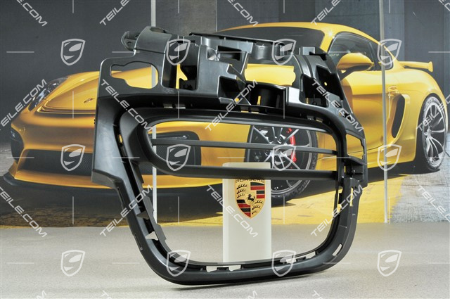 Retaining frame, lateral, black, Panamera 4 GTS / Turbo / Turbo S, L Retaining frame, lateral, black, Panamera 4 GTS / Turbo / Turbo S, L