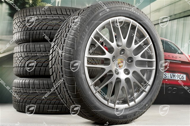 20-inch winter wheels set "RS Spyder Design" facelift 2014->, felgi 9J x 20 ET57 + Dunlop winter tires 275/45 R20, with TPM