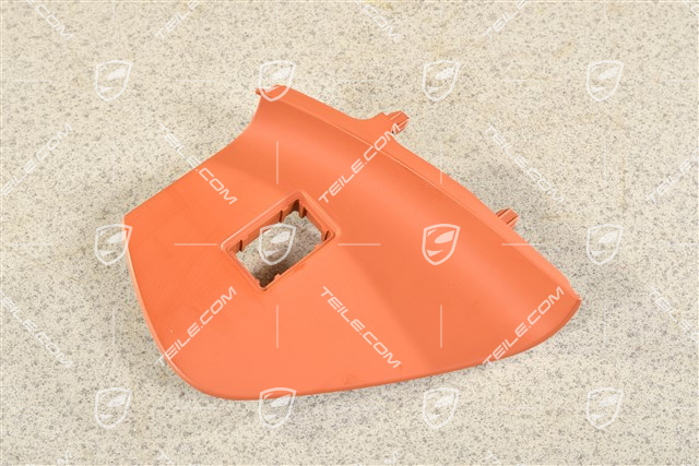 Dashboard trim lower part side cover, Airbag switch-off, Terracotta, R