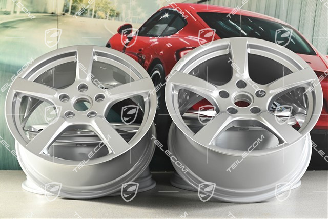 19-inch Cayman S wheel rim set, 8J x 19 ET57 + 10J x 19 ET45