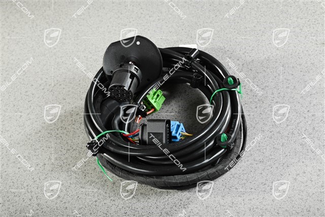 Wiring harness / Electric loom / line, trailer coupling electrically adjustable