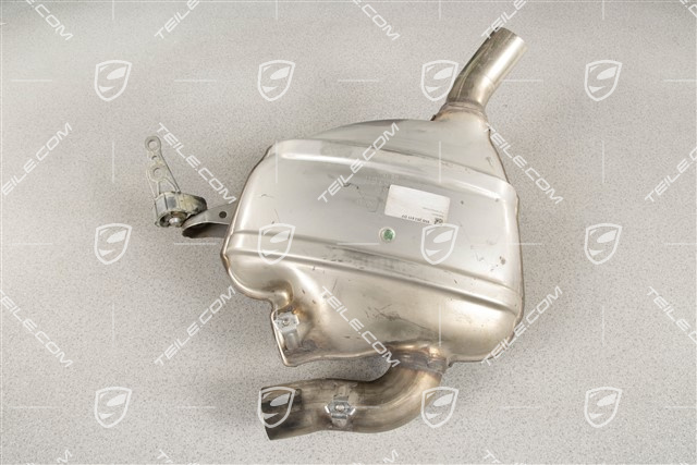 Exhaust Muffler, without tail pipe, 2.0L, L