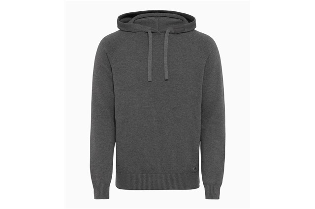 60Y 911 Knitted pullover with hood, grey, 60 Years of Porsche 911, unisex, 3XL / XXXL