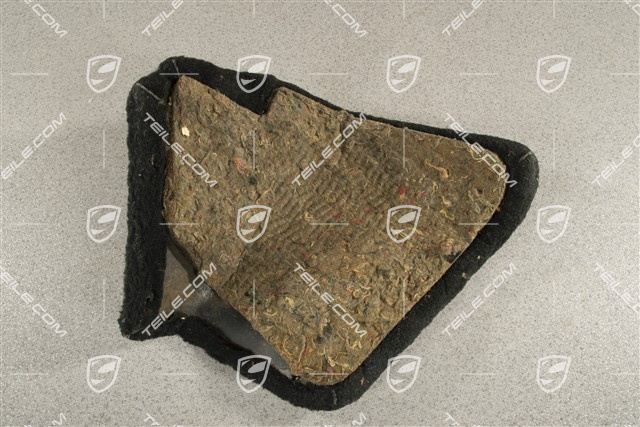 Teppich für Zusatzlüfter Lüftergebläse, Schwarz, R