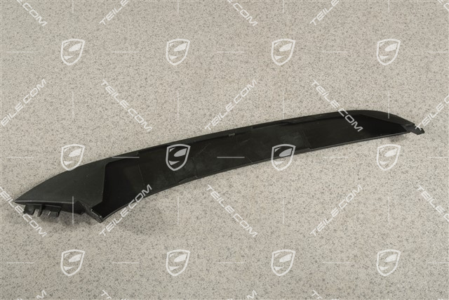 Disc / cover lower for front bumper retaining frame, Black, L