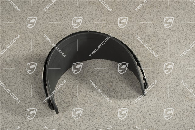 Tail pipe cover trim, Black matte, GTS 4.0, R