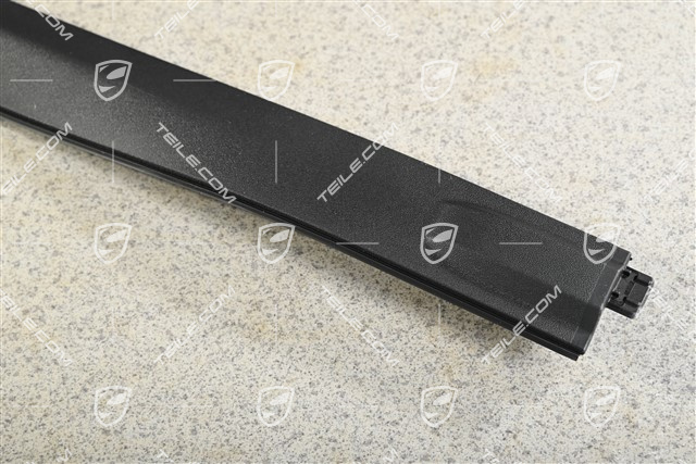 Sill trim, front, outer, satin black, L