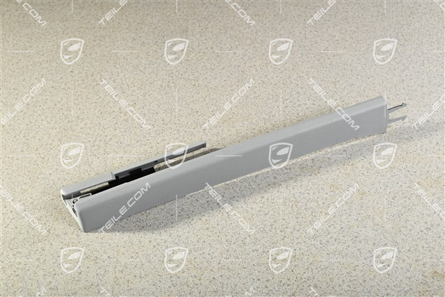 Abdeckung, Abdeckschiene für Vordersitz, Vorne, Stahlgrau, L