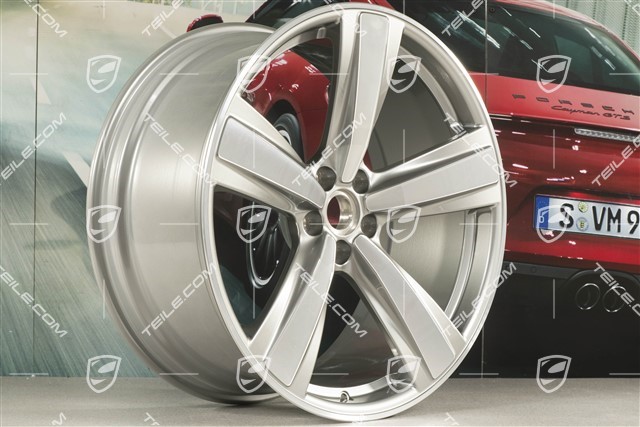 21-inch wheel rim "Exclusive Sport Design" 9,5J x 21 ET 27, platinsilber