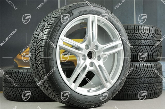 20" Winterräder Satz "Panamera Turbo", Felgen 9,5 J x 20 ET71 + 10,5 J x 20 ET71 + Michelin Pilot Alpin 4 Winterreifen 275/40 R20 + 315/35 R20
