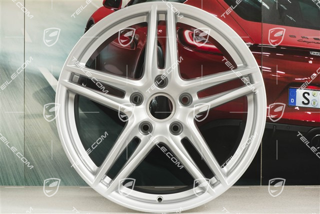 19" Felge Carrera VI, 11,5J x 19 ET76, Brilliant Silver