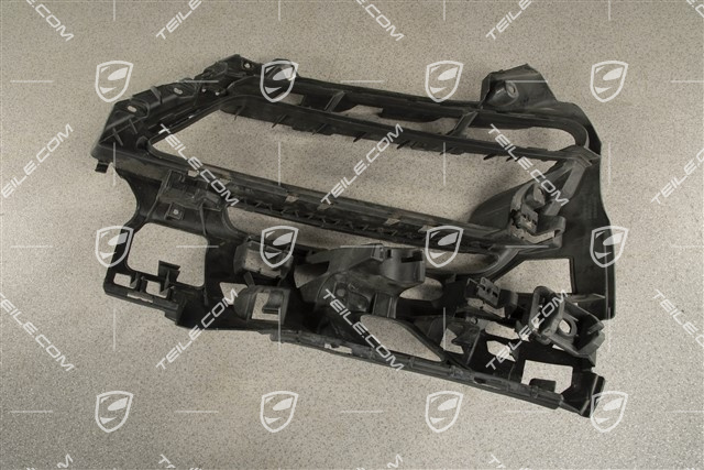 Sport Design / GTS, Front bumper retainer frame / grille / vent, lateral, Black matte, L