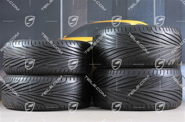 19'' Sommerräder Satz Quatrroporte 8,5J x 19 ET 52 + 10,5J x 19 ET 50,5 Goodyear Eagle F1 245*40*19 + 285*35*19 mit RDK DOT4306