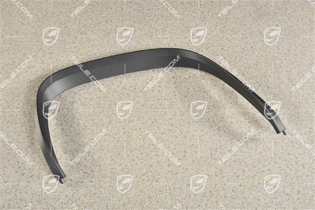 Cover trim, Rear bumper, Black, R