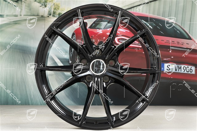 20" Felga Carrera S IV, 10J x 20 ET45, czarny wysoki połysk