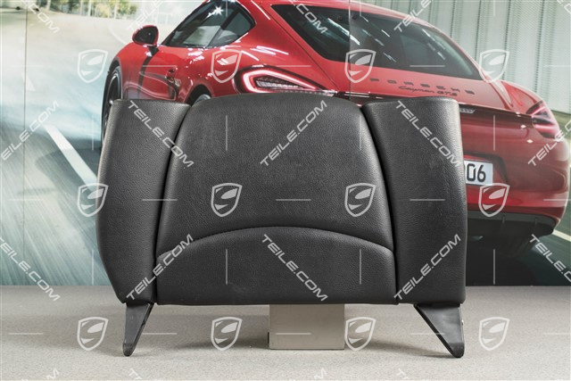 Notsitzrückenlehne / Rücksitz / Rückenlehne, hinten, Kunstleder, schwarz, cabrio, R