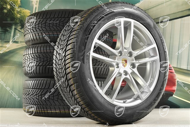 20-inch Cayenne COUPE Sport winter wheel set, rims 9J x 20 ET50 + 10,5J x 20 ET55 + NEW Hankook winter tyres 255/55 R20 + 295/45 R20, with TPMS