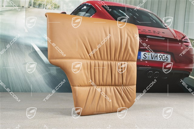Notsitzkissen, Coupe/Targa, Raffleder, Braun/Natur, L
